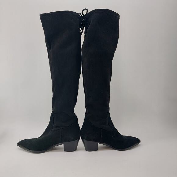 Blondo Womens Knee High Black Boots Block Heel 9M Waterproof - Picture 13 of 16
